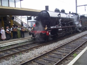 4 juin 2017  Voyage en train à vapeur jumelage Coussac-BonnevalPappenheim (1)