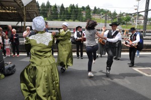 4 juin 2017  Voyage en train à vapeur jumelage Coussac-BonnevalPappenheim (91)